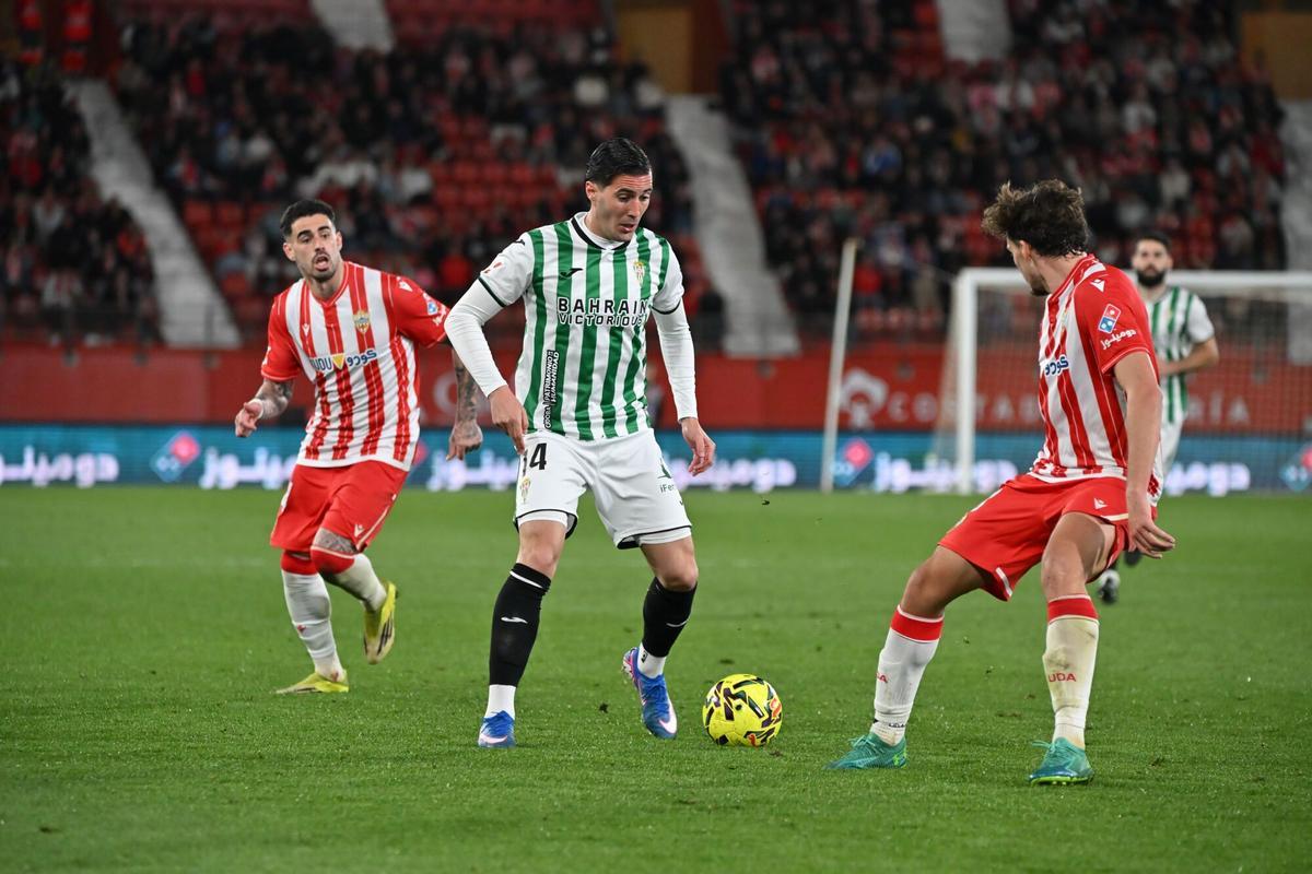 Sergi Guardiol frente a la UD Almería