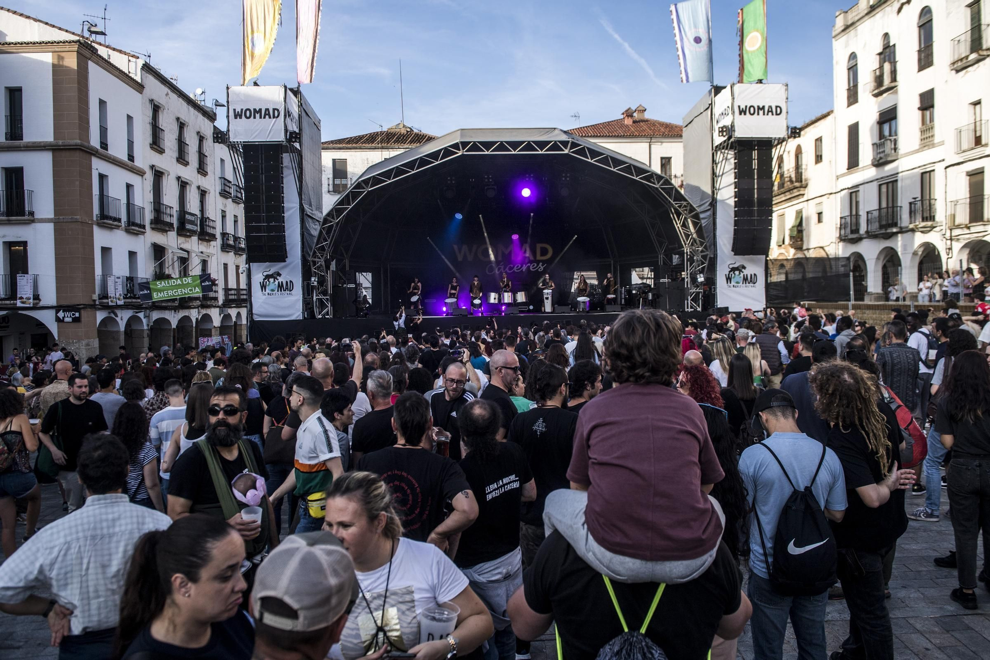 Vive el primer concierto de Womad en Cáceres