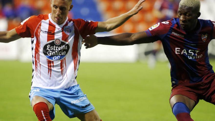 Jefferson Lerma, en el partido del viernes en el Anxo Carro.