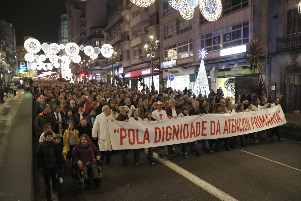 Manifestación en Vigo por la sanidad pública