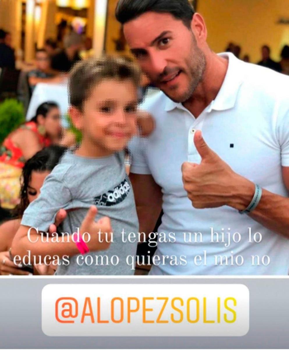 José Luis, el padre de Marina ('LIDLT3') con su hijo
