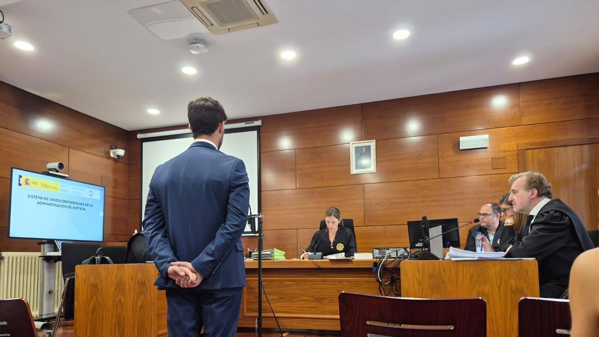 El joven condenado en el caso del acuchillamiento en un piso turístico de Zamora.