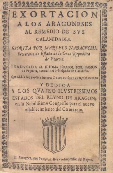 Portada de la obra de Gracián Serrano, de 1684.