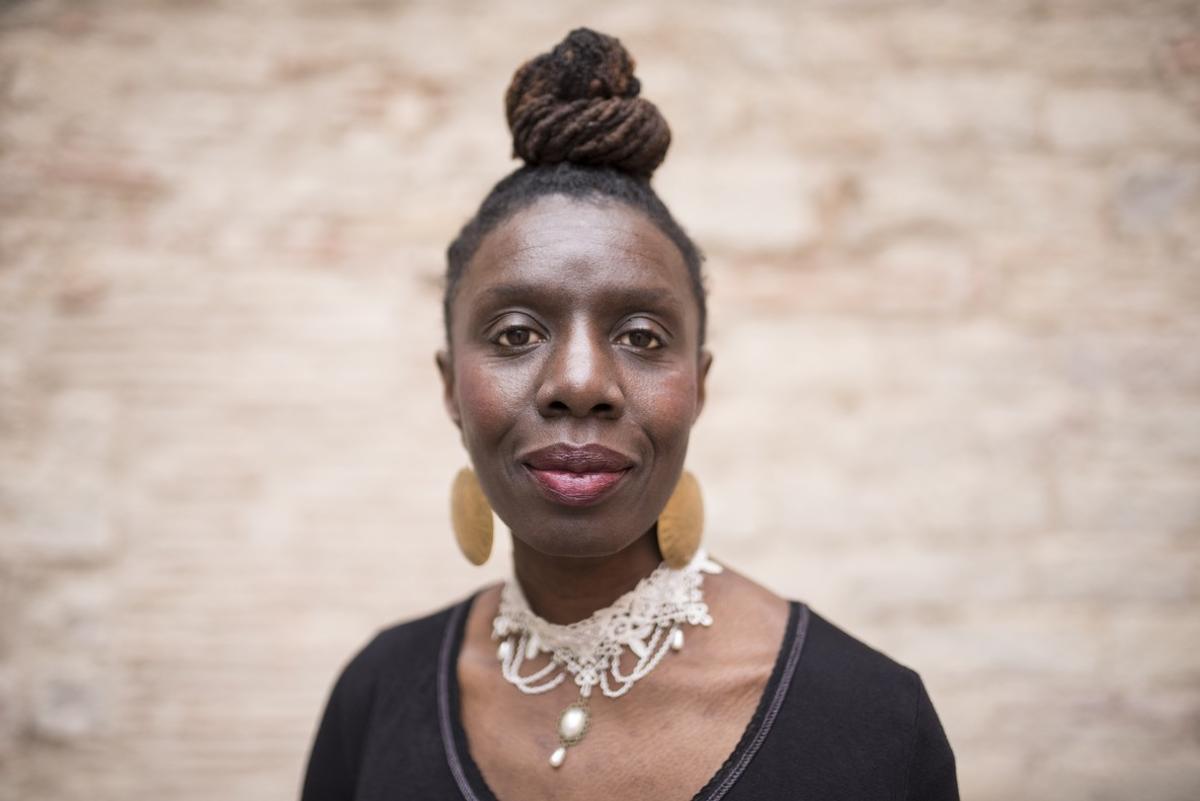 Valerie Mason-John, en el convento de Sant Agustí, en Barcelona. 