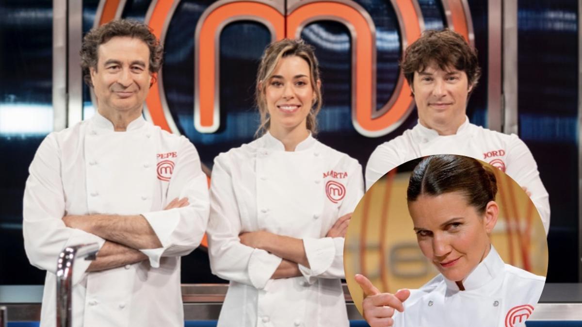 Primera foto de Delicious Martha con Pepe Rodríguez y Jordi Cruz como jurado de 'Masterchef'.