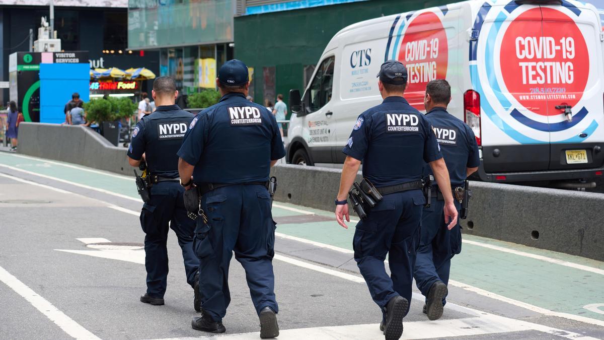 Agentes de Policía de Nueva York.