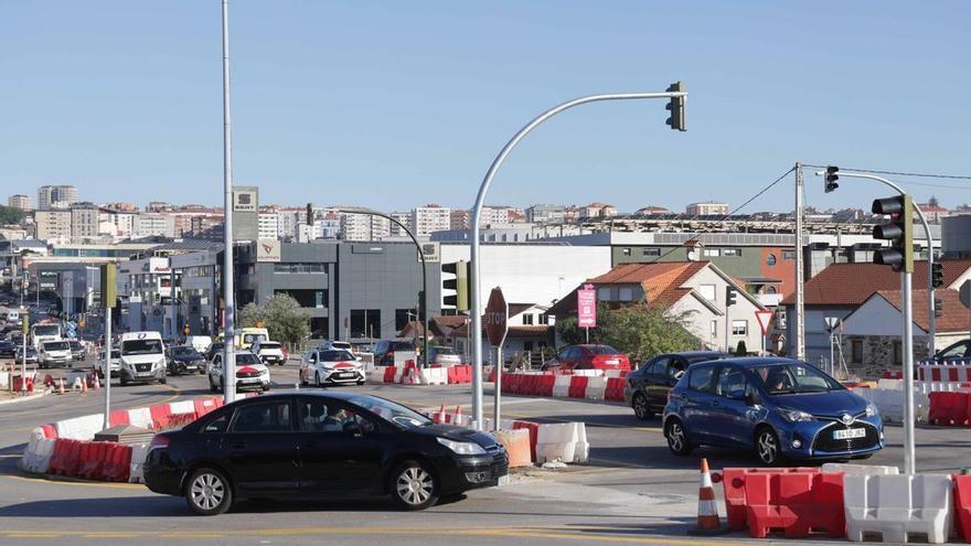 La avenida de Madrid, único borrón en el exitoso modelo de «turborrotondas» de Vigo