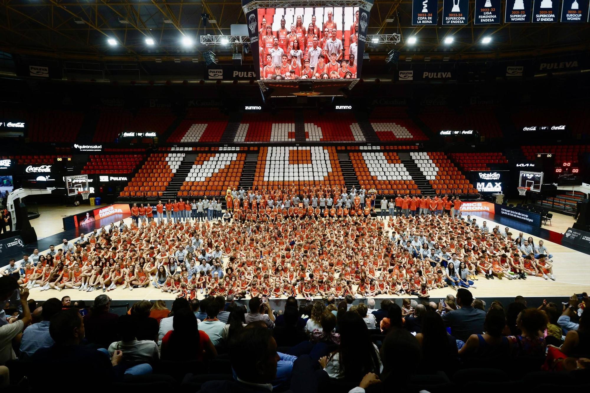 Así es la gran familia taronja: más de 600 jugadores del Valencia Basket