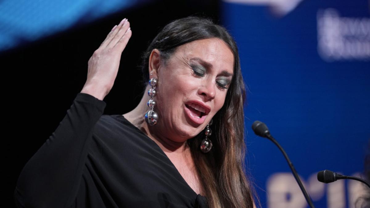 Karla Sofía Gascon en la gala del Festival de Cannes.