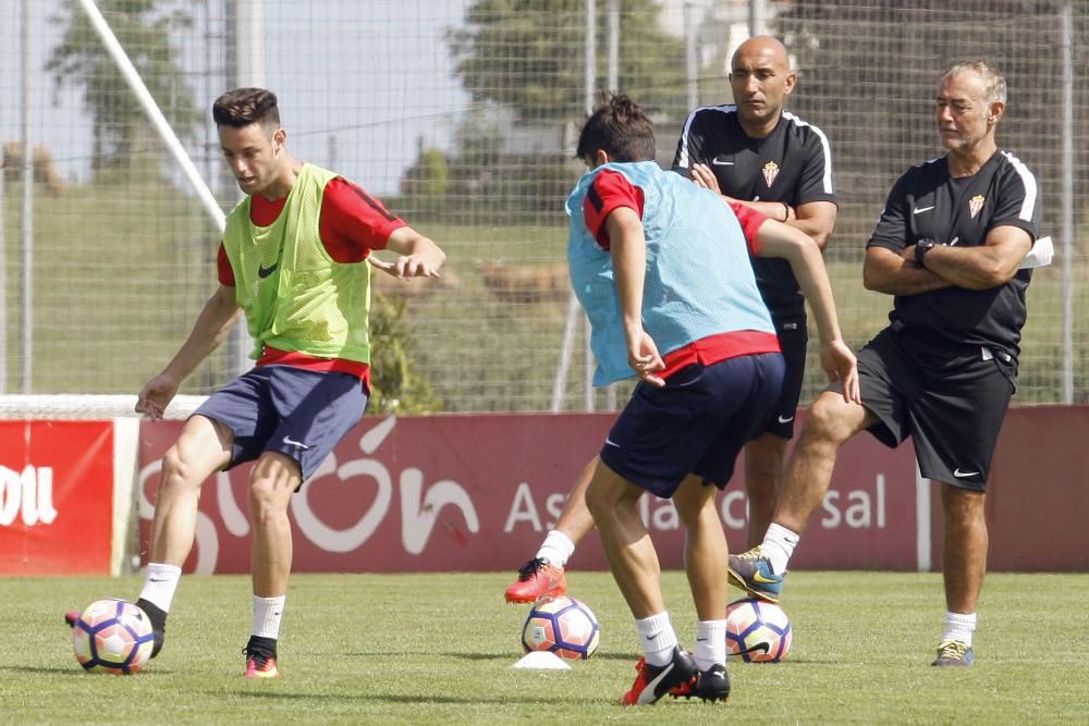 Entrenamiento del Sporting