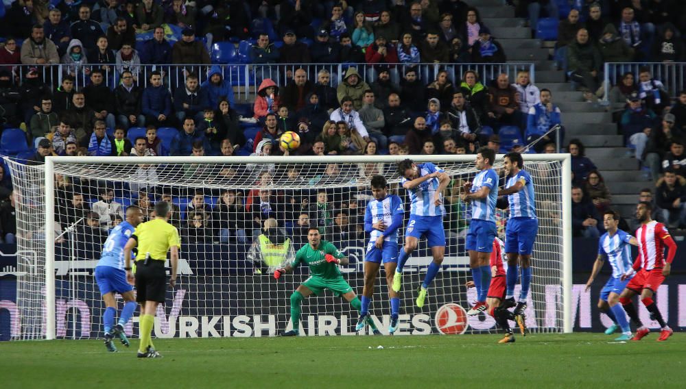 Les millors imatges del Màlaga - Girona (0-0)