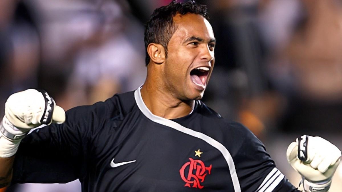Bruno durante su etapa como portero del Flamengo