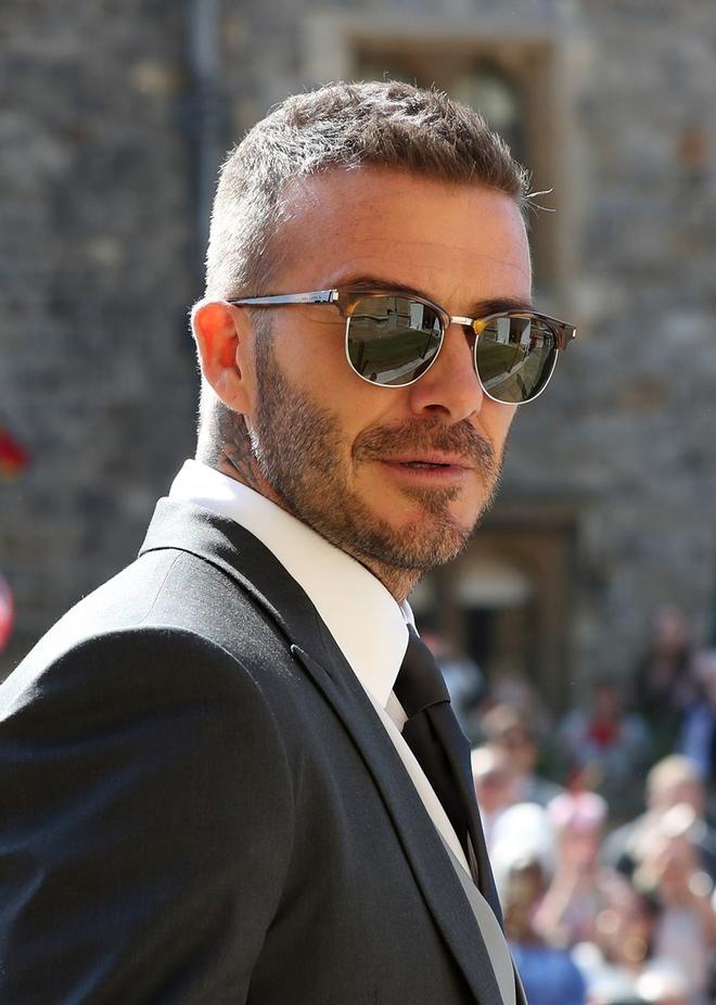 Los Beckham lo petan en la boda de Meghan y Harry