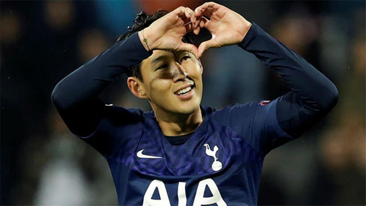 Son Heung-Min marcó un doblete al Estrella Roja