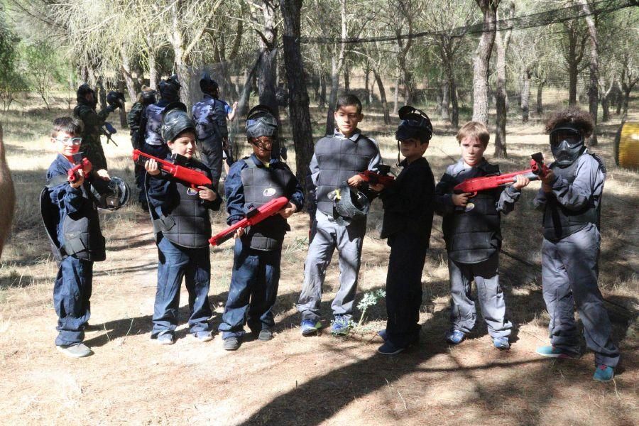 Competición de paintball en Valorio