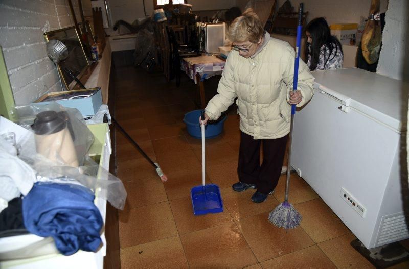 Impresionantes imágenes de la crecida del rio en Gelsa, Pinta y Quinto de Ebro