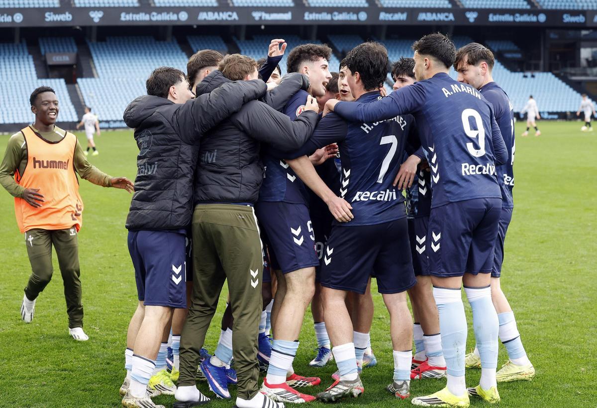 Remontada del Celta Fortuna ante el Avilés