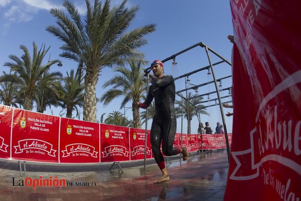 Salida del Triatlón Villa de Fuente Álamo