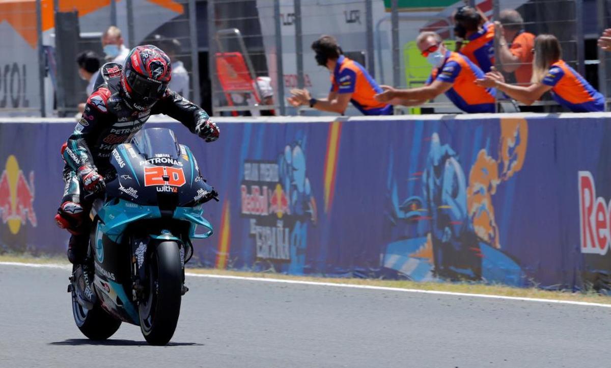 Quartararo se impone en el Gran Premio de España Quartararo se impone en el Gran Premio de España