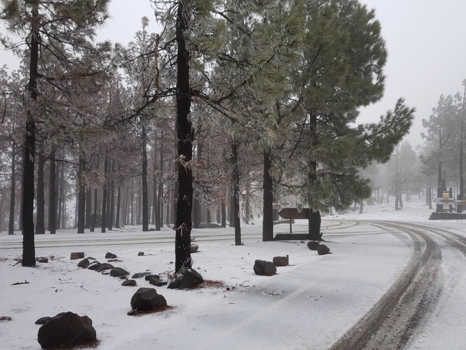 Nieve en Gran Canaria (29/01/2018)