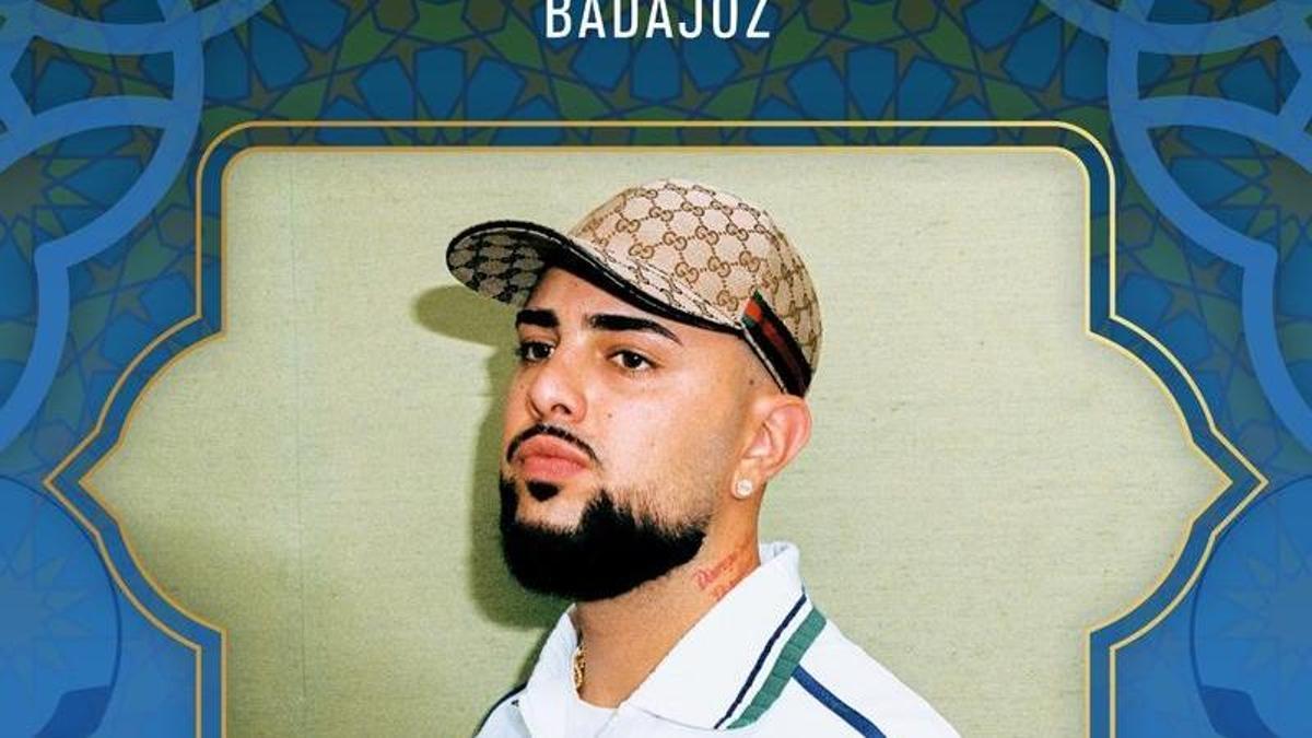 Cartel anunciador de Cano en el Alcazaba Festival de Badajoz.