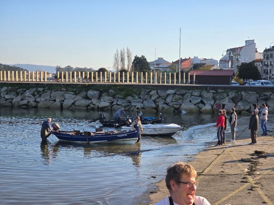 Así se despidió el año en el catamarán restaurante Fly Delfín, de Cruceros do Ulla Turimares.