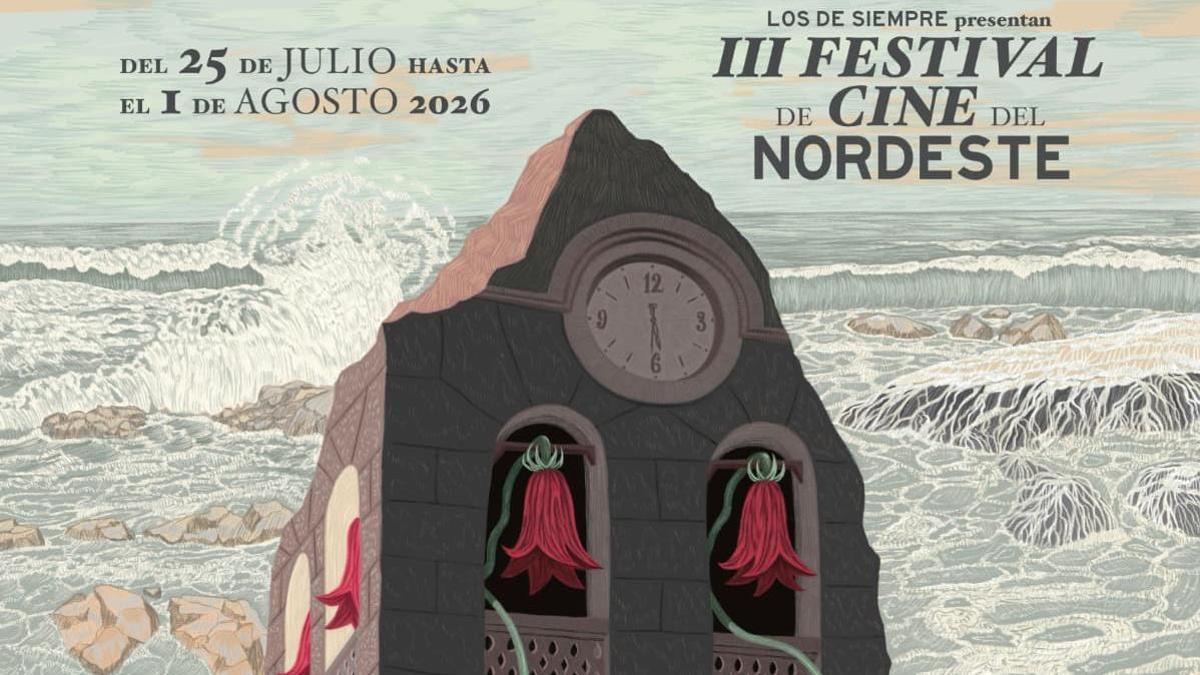 Cartel del III Festival de Cine del Nordeste, en Tenerife