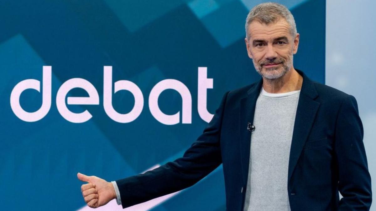 Toni Cantó, presentador de 'El Debat'