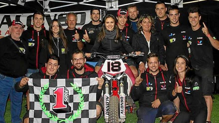 El pilot gironellenc Franc Serra és campió a la Copa Rodi Dirt Track