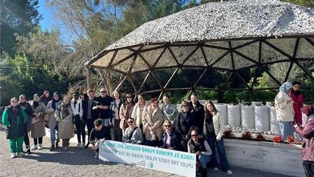 Participantes en la visita del alumnado del CEPA Sant Antoni a Bibo Park. |  BIBO PARK