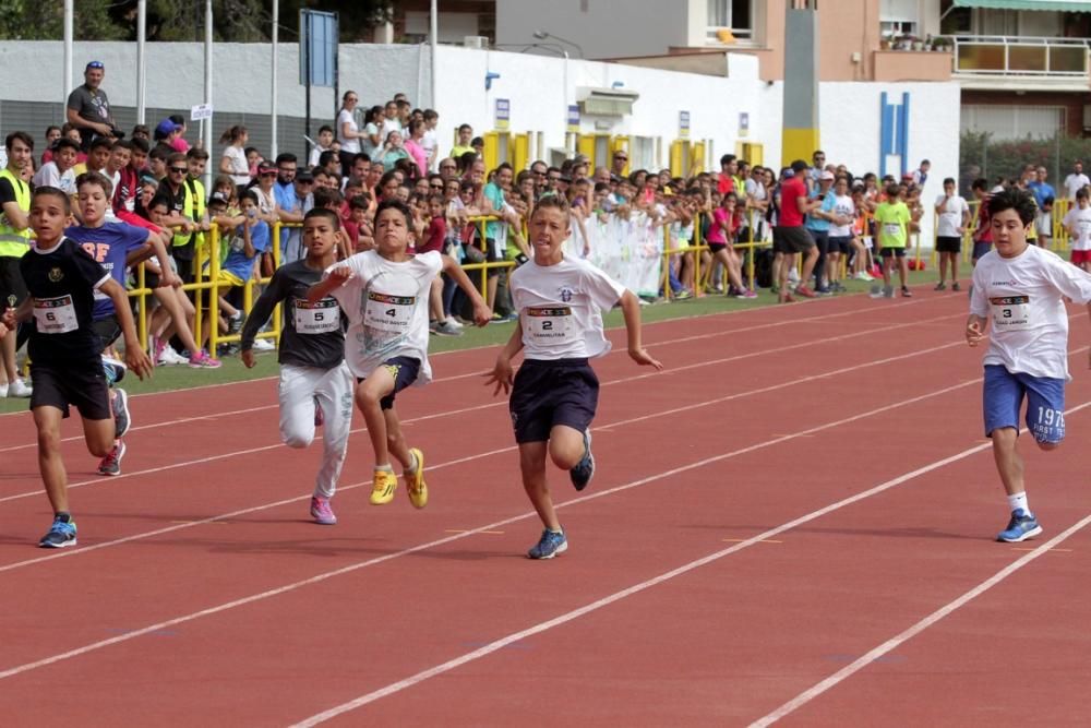 Competición escolar de Atletismo en Cartagena