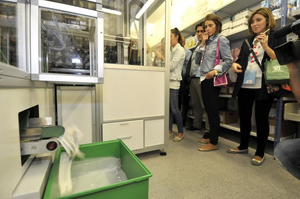 Taller de farmacia en el hospital Álvarez-Buylla de Mieres