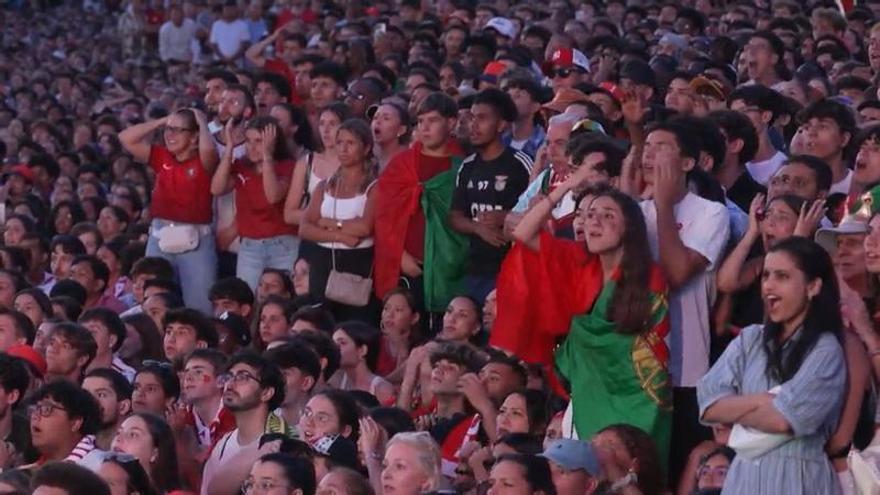 La decepción se apodera de los portugueses