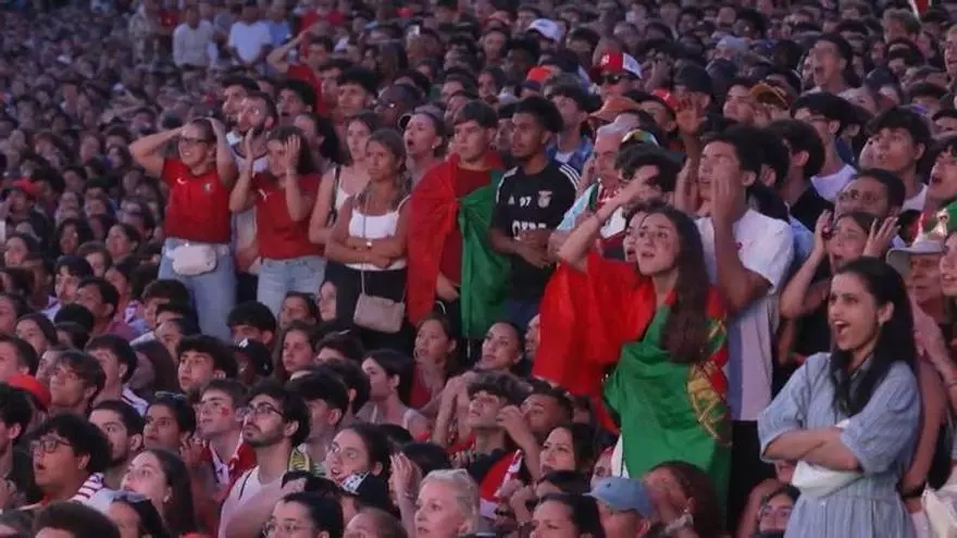 La decepción se apodera de los portugueses