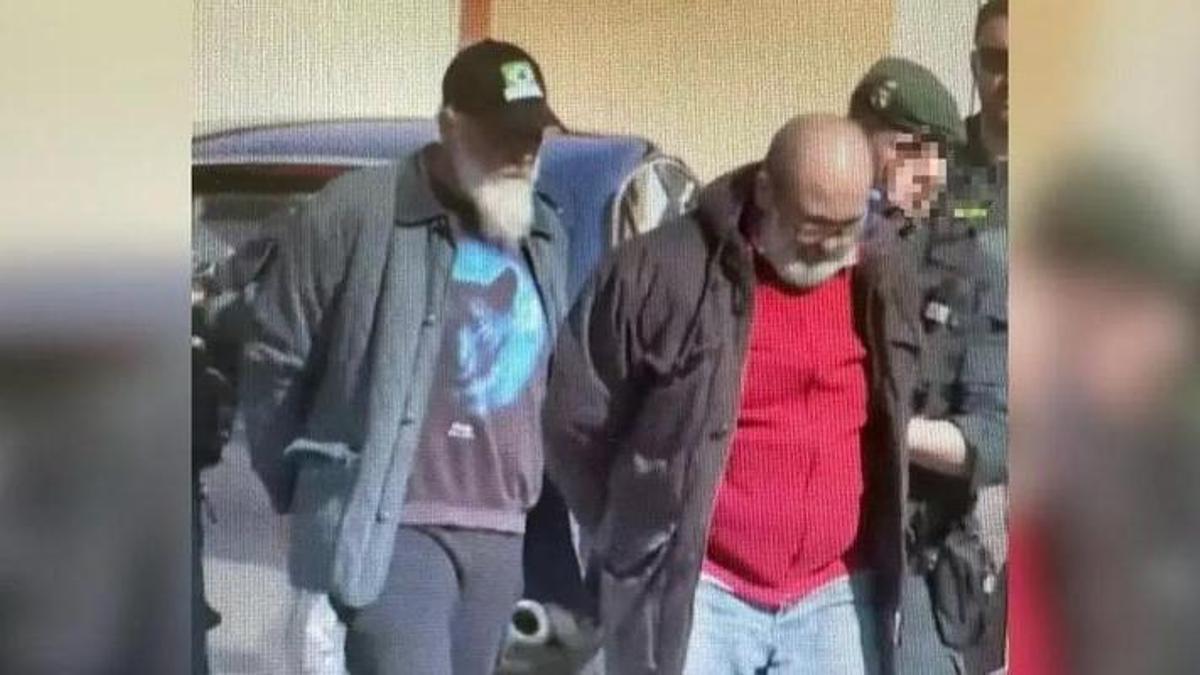 Los dos hermanos investigados por el crimen de Francisca Cadenas tras su detención, el pasado mes de marzo.
