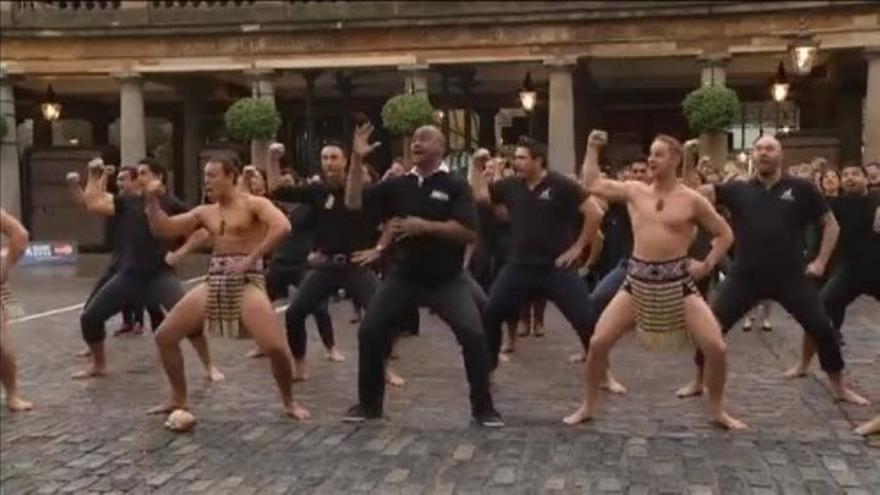 Espectacular Haka de los All Blacks en Londres