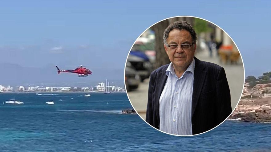 VÍDEO | Rescate de Eugeni Aguiló, que finalmente ha fallecido en aguas de Cala Blava