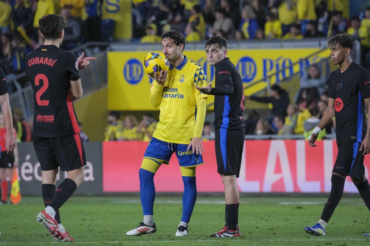 El partido UD Las Palmas-FC Barcelona, en imágenes (0-2)