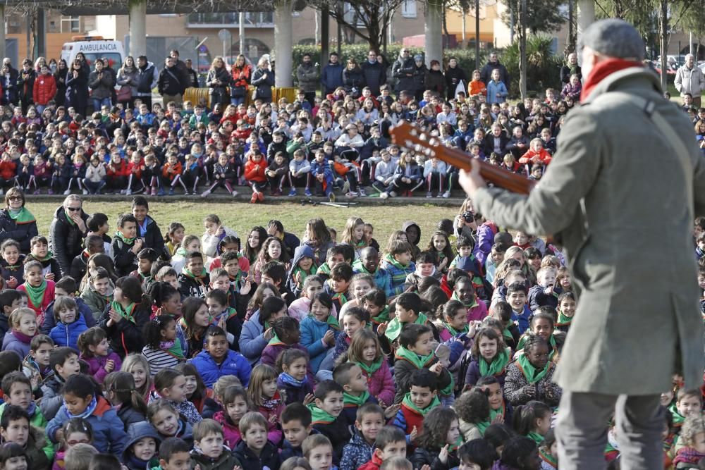 Les escoles de Girona celebren el Dia de la Pau