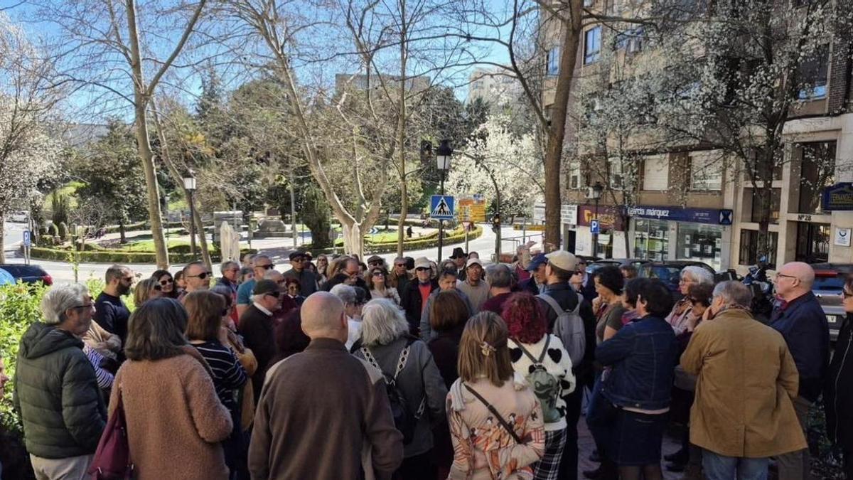 Concentración el pasado mes de marzo contra la reforma anunciada por Mateos.