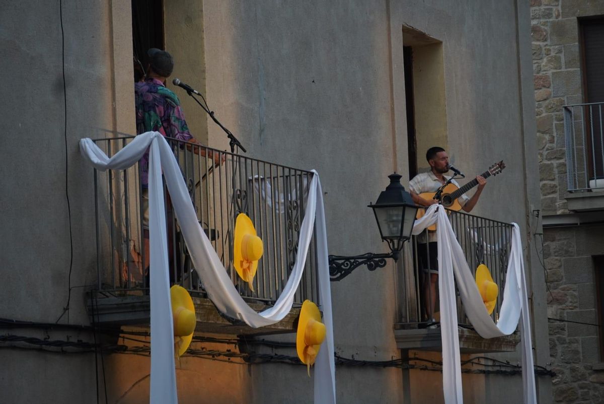 Un dels concerts de la passejada musical de divendres