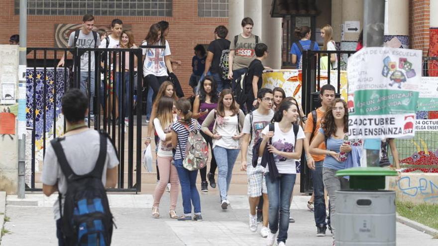 Alumnos de un instituto en una imagen de archivo