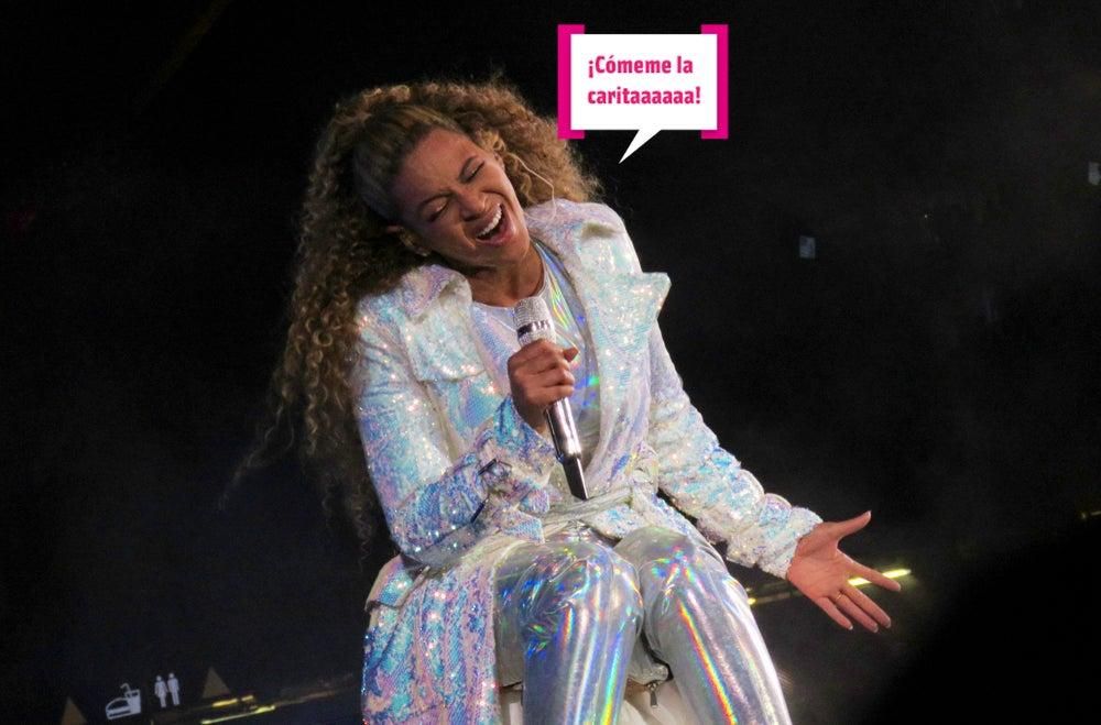 Beyoncé habla de cuando le comieron la carita