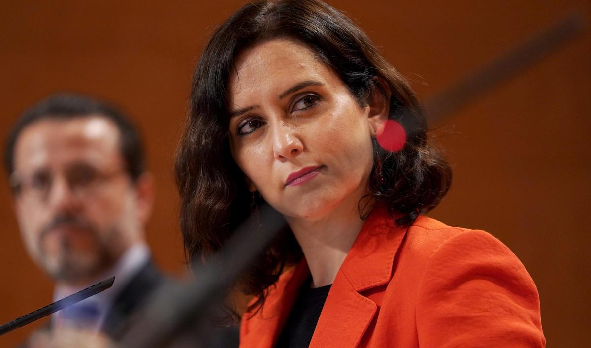 La presidenta de la Comunidad de Madrid, Isabel Díaz Ayuso