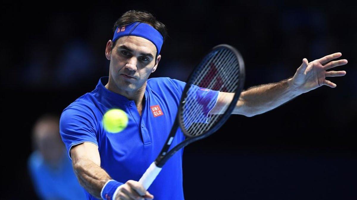 Roger Federer en la semifinal del torneo ATP