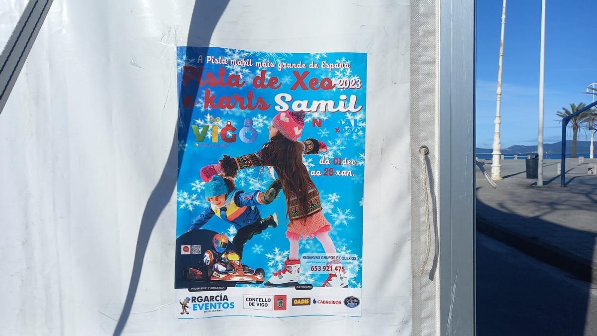 Como en años anteriores, en Samil habrá este año pista de patinaje sobre hielo.