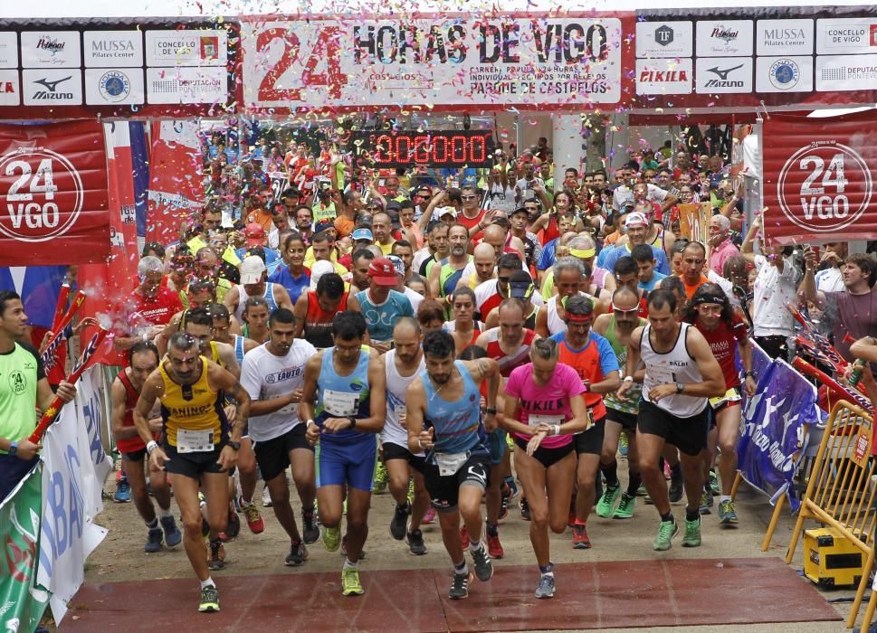 Las 24 horas de Castrelos, un maratón en el calendario atlético vigués.