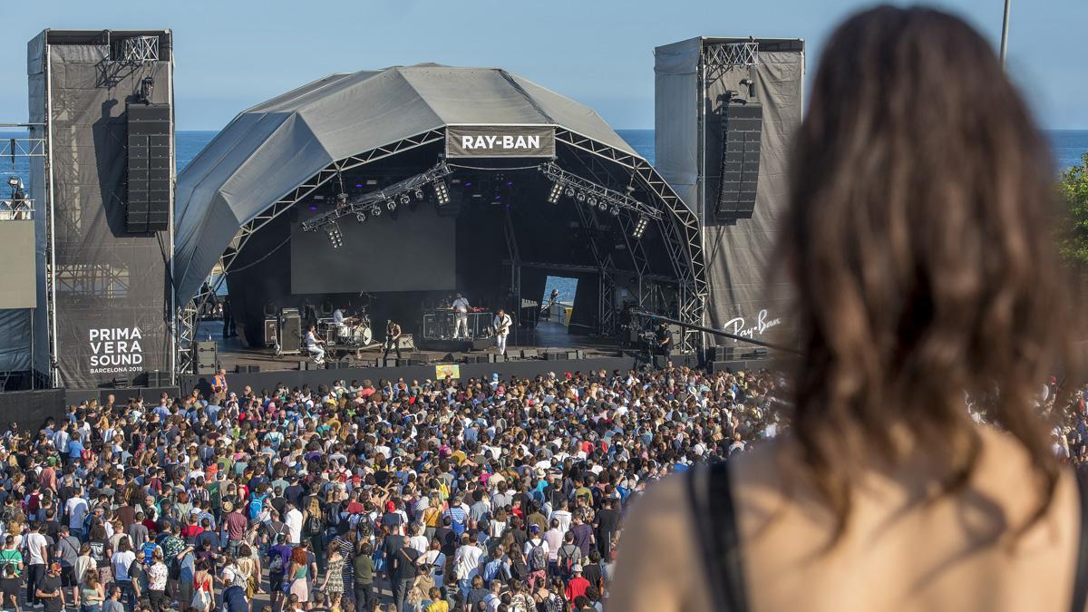 FERRAN SENDRA BARCELONA. 31.05.2018PRIMAVERA SOUND. Ambiente y publico en la primera jornada del festival en el Parc del Forum. FOTO FERRAN SENDRA