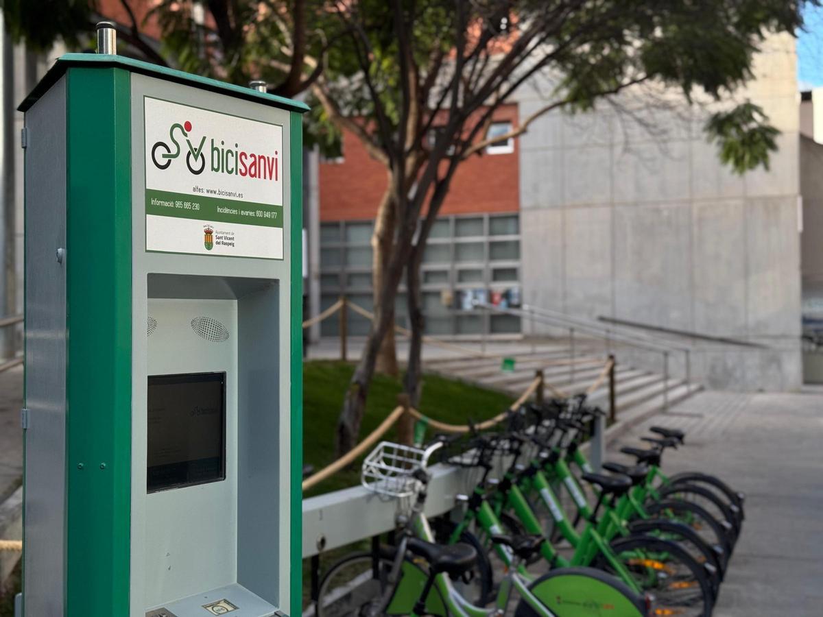 Estación de Bicisanvi en San Vicente