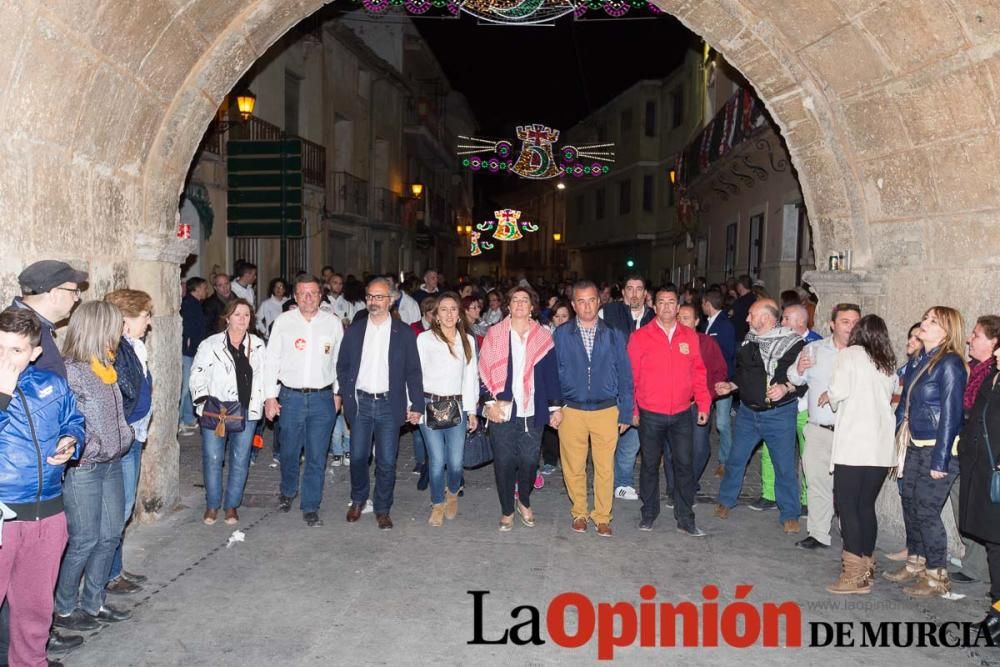 Entrada de bandas en Caravaca